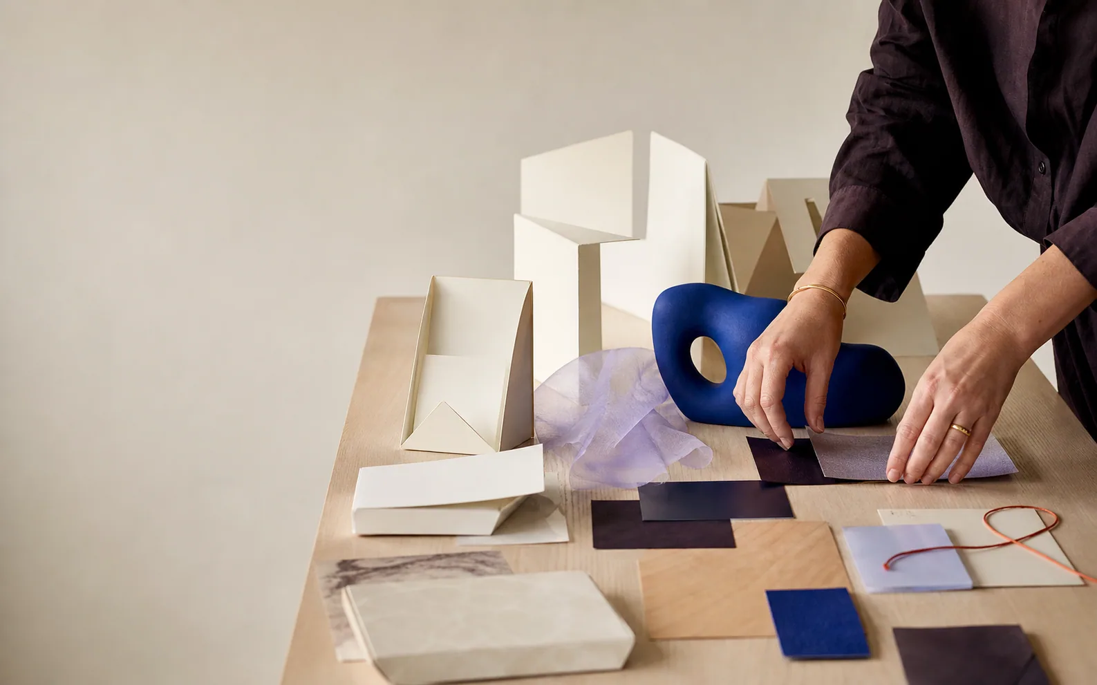 A tactile creative direction and brand-material study